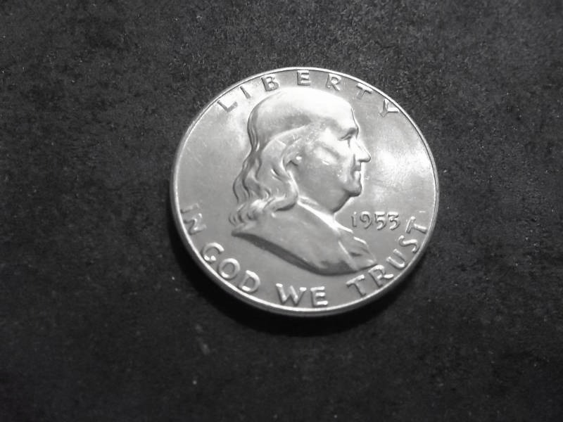 lot 122 image: 1953 S Franklin Half Dollar