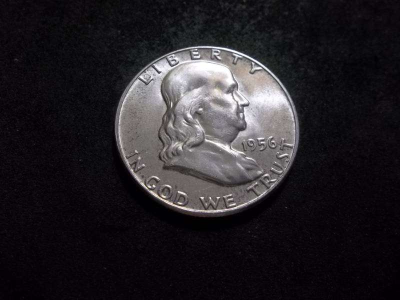 lot 127 image: 1956 Franklin Half Dollar