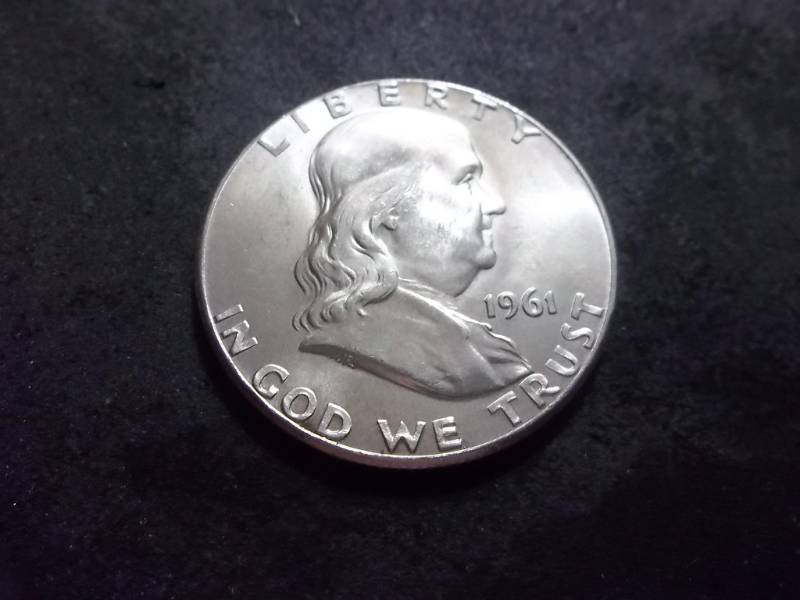 lot 135 image: 1961 Franklin Half Dollar