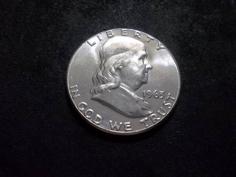 lot 138 image: 1963 Franklin Half Dollar