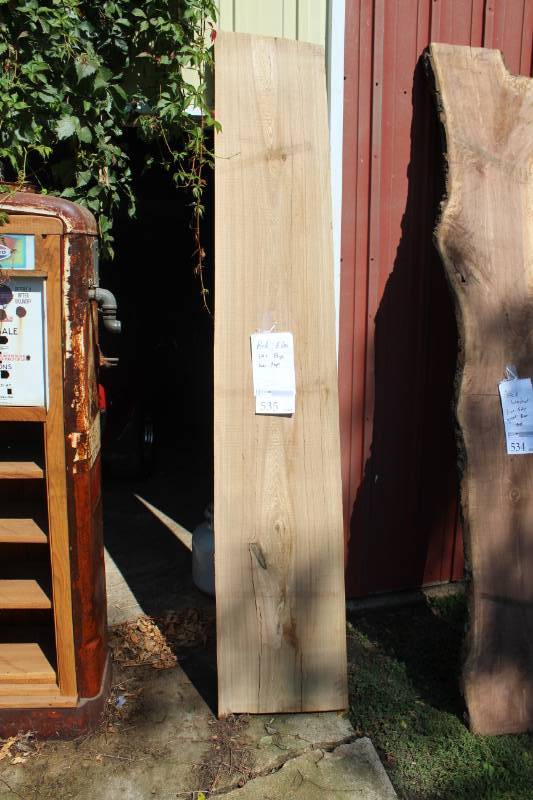 lot 535 image: Red Elm Live Edge Boards