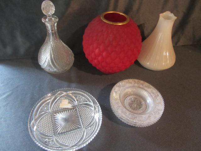 lot 24 image: Globe, Bowls, Chimney