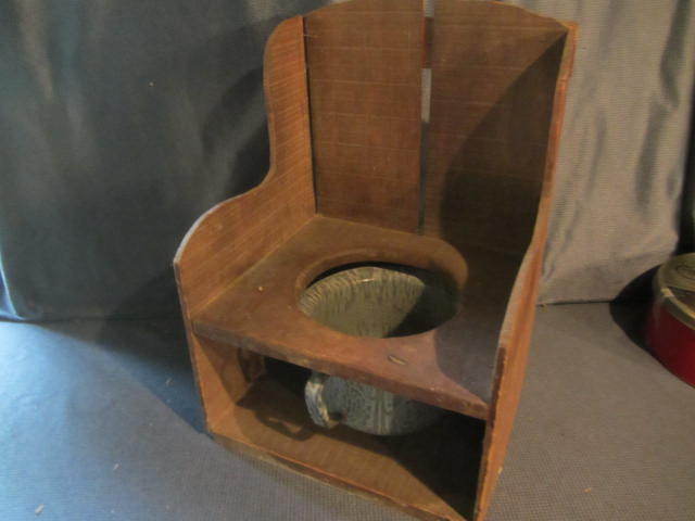 Primitive Potty Chair Ronnie S Treasure Hunt Auction 1 K Bid