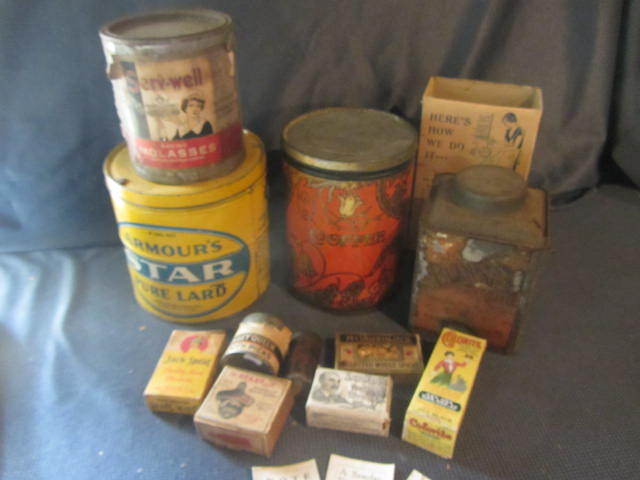 Tins, Kitchenwares