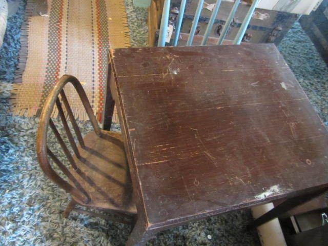 Table, Handmade & Youth Chairs