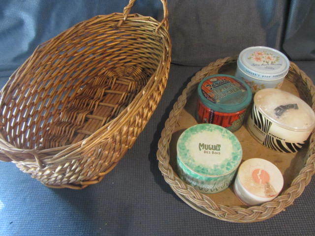 Vanity Tray, Powder Boxes