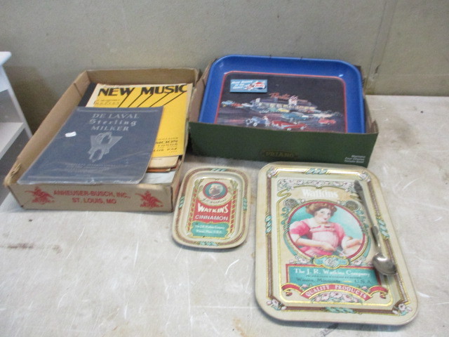 lot 6 image: Collectible Tins & Books