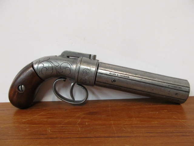 lot 65 image: Full Size Antique Style Replica Revolver #4