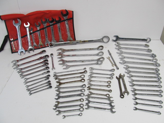 lot 96 image: LARGE Lot of Assorted Wrenches