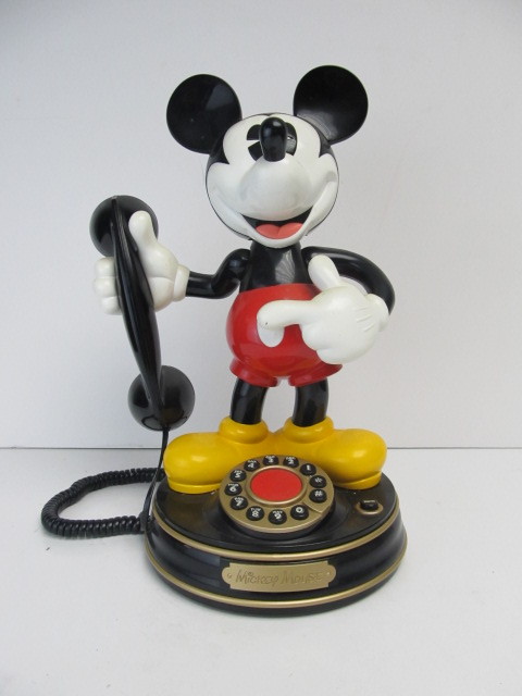lot 123 image: Mickey Mouse Telemania Telephone