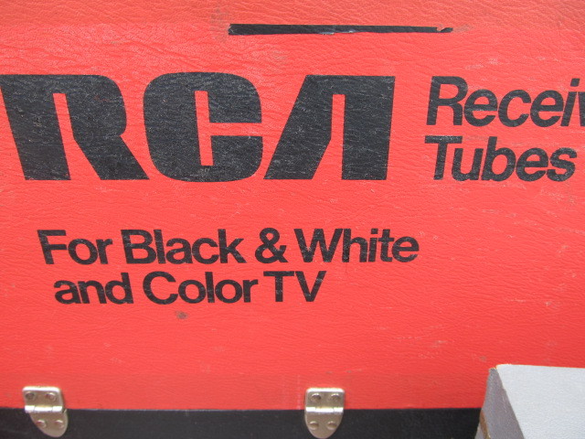 lot 241 image: 4 Vintage Repair Man Cases FULL of Boxed Radio Tubes