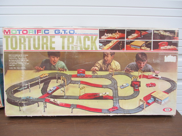 lot 244 image: 4 Vintage Slot Car Sets