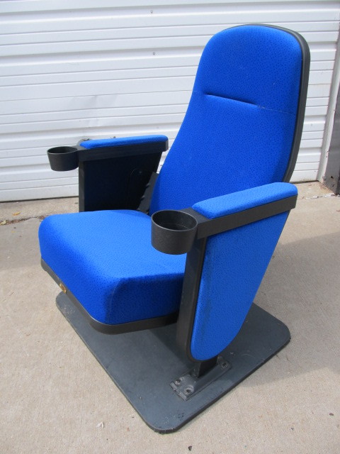 lot 246 image: Full Sized Salesman Sample Movie Theater Seat #2