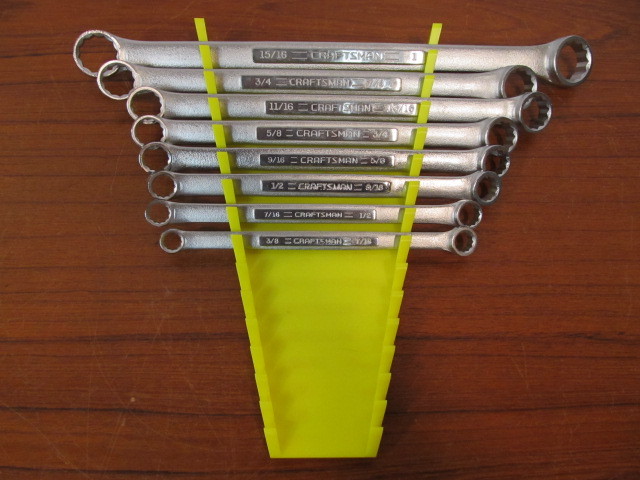 lot 9 image: MINT Unused Craftsman VV 12-Point Offset Double Box End Wrench Set