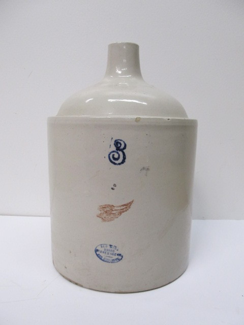 lot 37 image: RED WING Stoneware 3 Gallon Jug