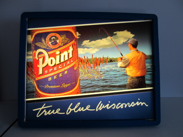 lot 51 image: Working Lighted POINT SPECIAL Advertising Beer Sign