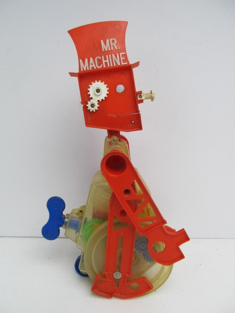 lot 63 image: Working Vintage Ideal MR. MACHINE Toy