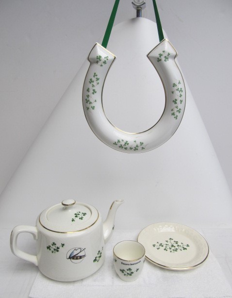 lot 99 image: Group of Irish Porcelain Items