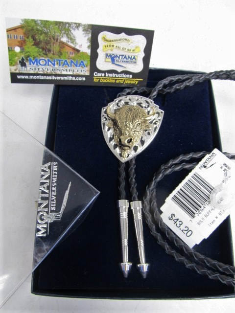 lot 83 image: Brand New MONTANA SILVERSMITHS Western Bolo Tie