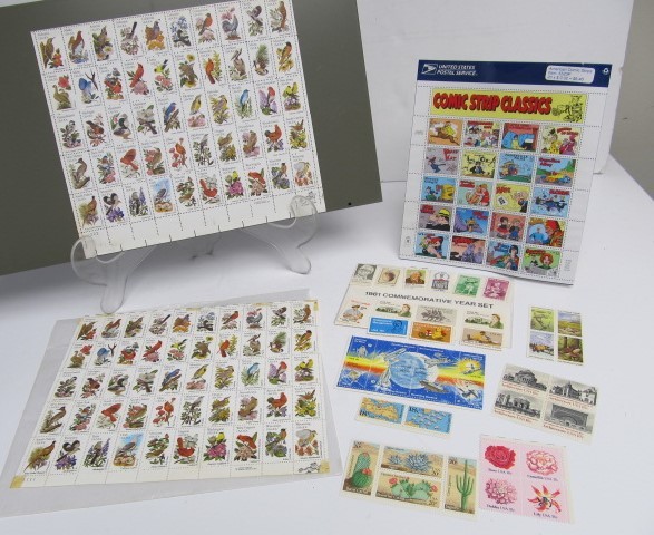 lot 123 image: 1981 Commemorative Stamps Comic Stamps etc