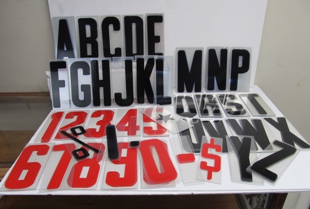 lot 131 image: Large Lot of Assorted Sign Letters