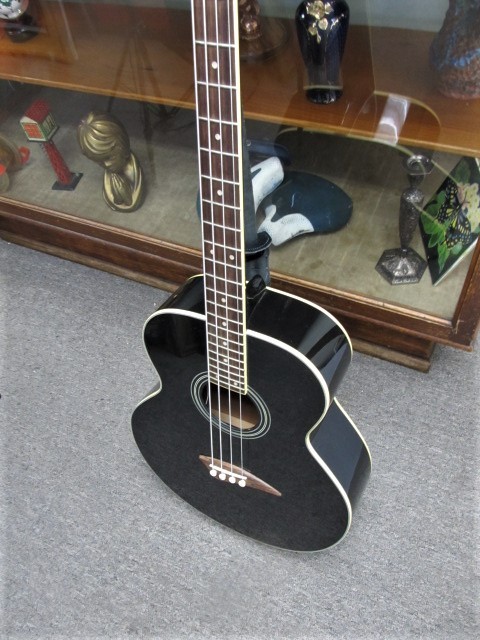 lot 164 image: Very Nice DEAN Playmate Acoustic Bass Guitar