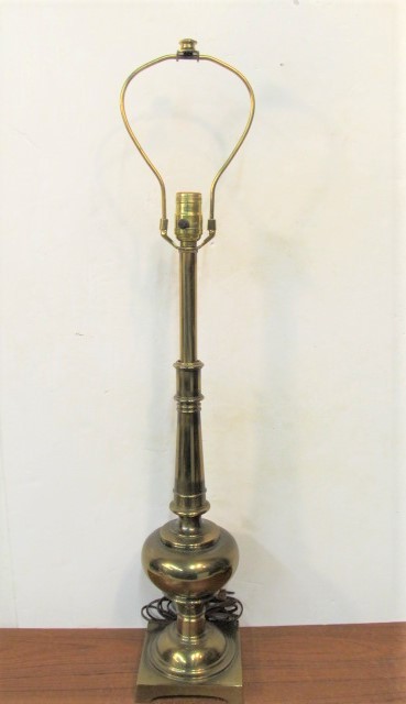 lot 206 image: 2 Vintage Brass STIFFEL Table Lamps