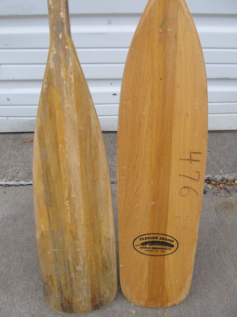 lot 238 image: 2 Vintage Wooden Paddles