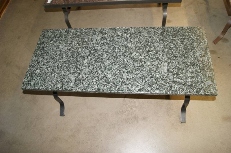 lot 2 image: Solid Marble Coffee Table
