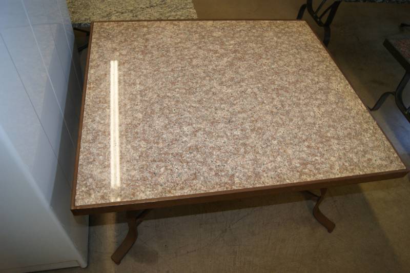 lot 3 image: Solid Marble End Table