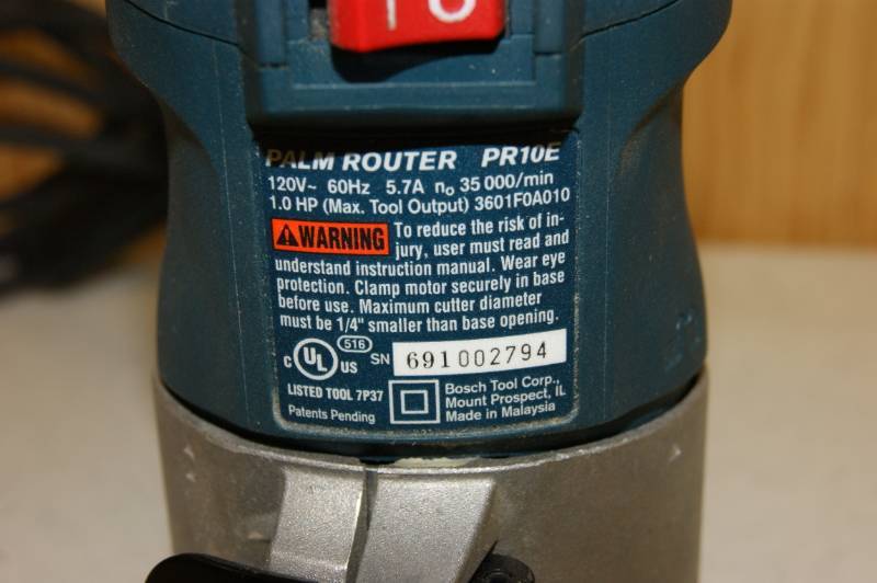 Bosch Colt Palm Router Pr10e Central Appliance Recyclers Auction