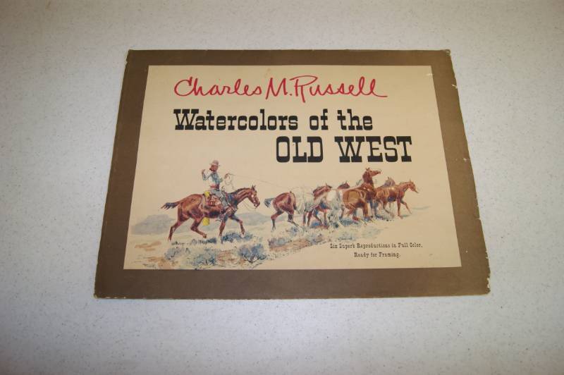 lot 45 image: Charles M. Russell Water Colors Of The Old West