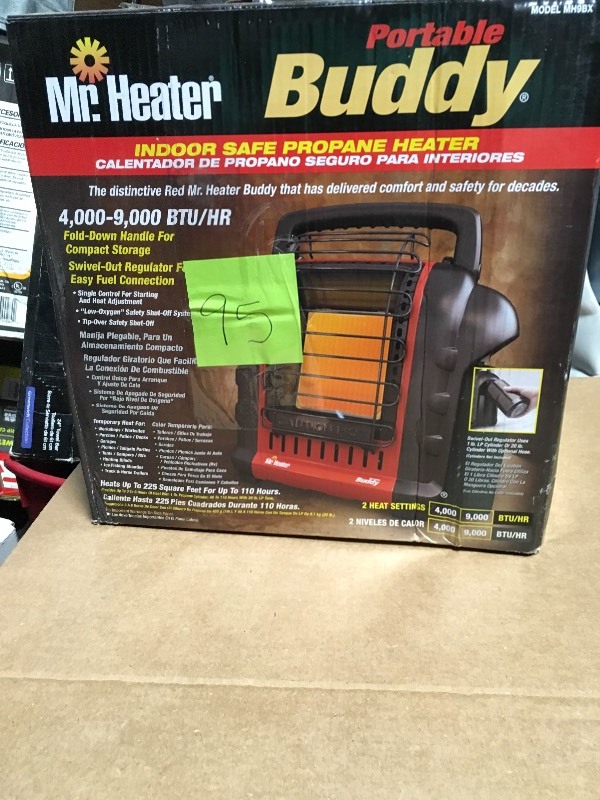 lot 95 image: Portable Buddy Heater in like new condition