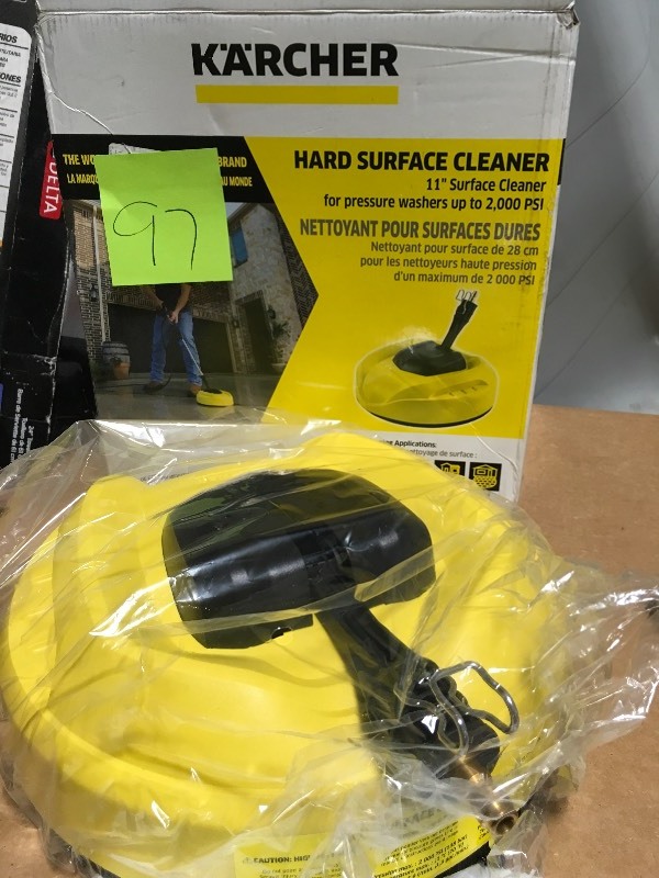 lot 97 image: Karcher 2000 PSI 11 in. Surface Cleaner for Electric Pressure Washers not used