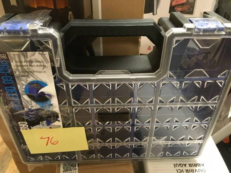 lot 76 image: PRO SMALL PARTS ORGANIZER not used