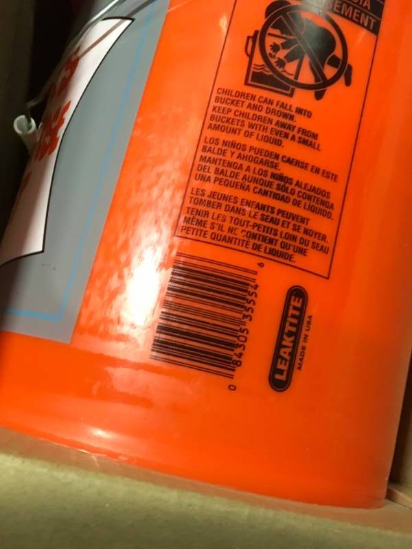 lot 6 image: The Home Depot 5 Gal. Homer Bucket not used