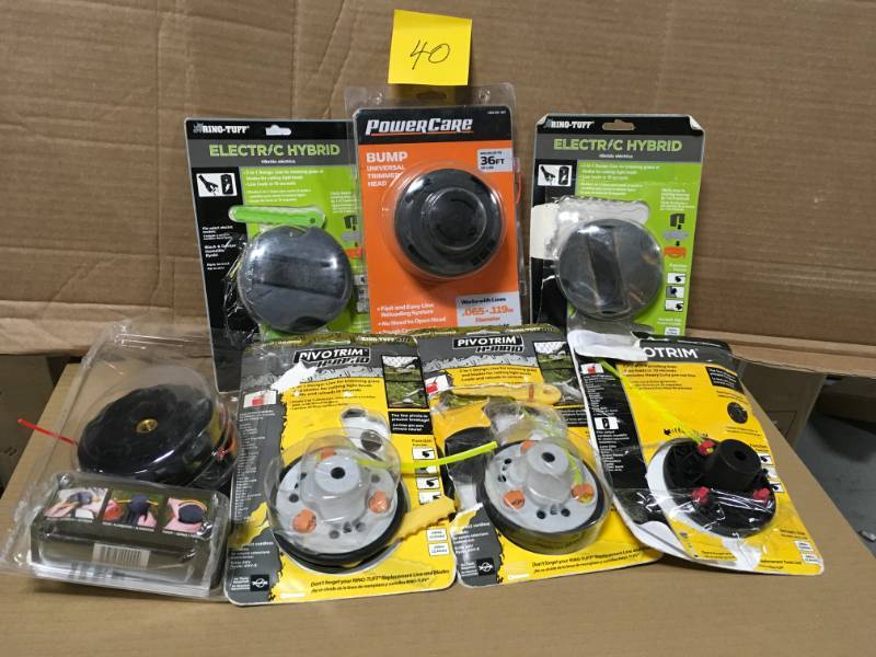 lot 40 image: MIX LOT ELECTRICHYBRID and Power Care Trimmer Heads Not used
