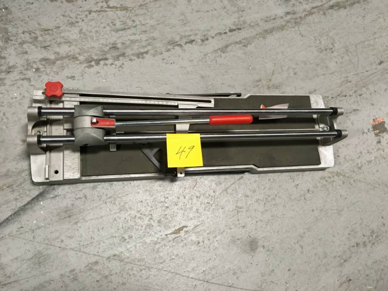 lot 49 image: Rubi 24 in. Basic Tile Cutter used  in good condition