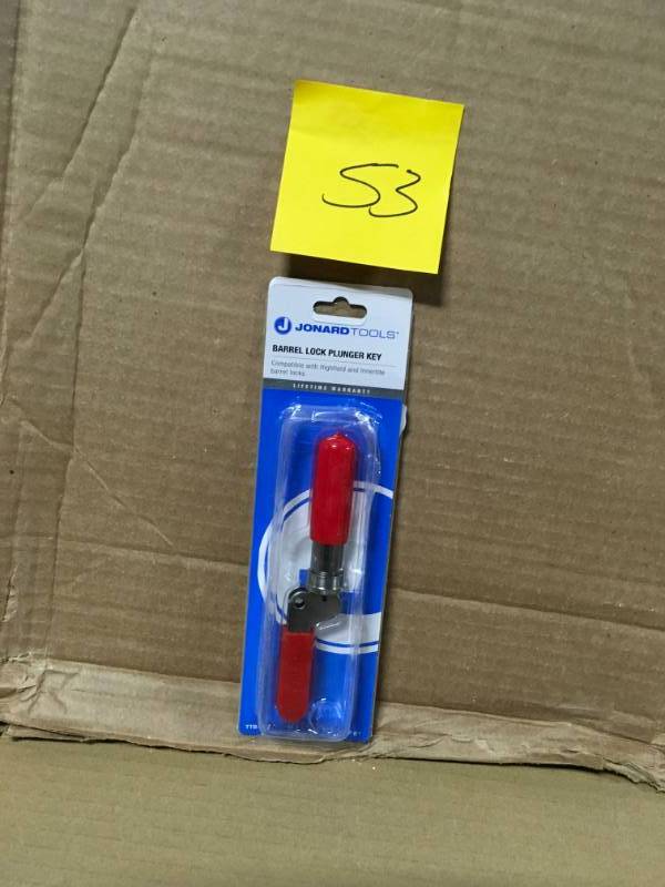 lot 53 image: Jonard TTB-6 Barrel Lock Plunger Key  in good condition