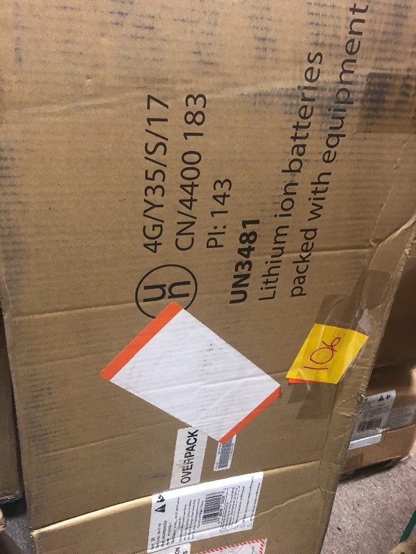 lot 106 image: Ryobi 20 in. 40-Volt Brushless Lithium-Ion Cordless Self-Propelled Walk Behind Mower with 5.0 Ah BatteryCharger Included in like new condition