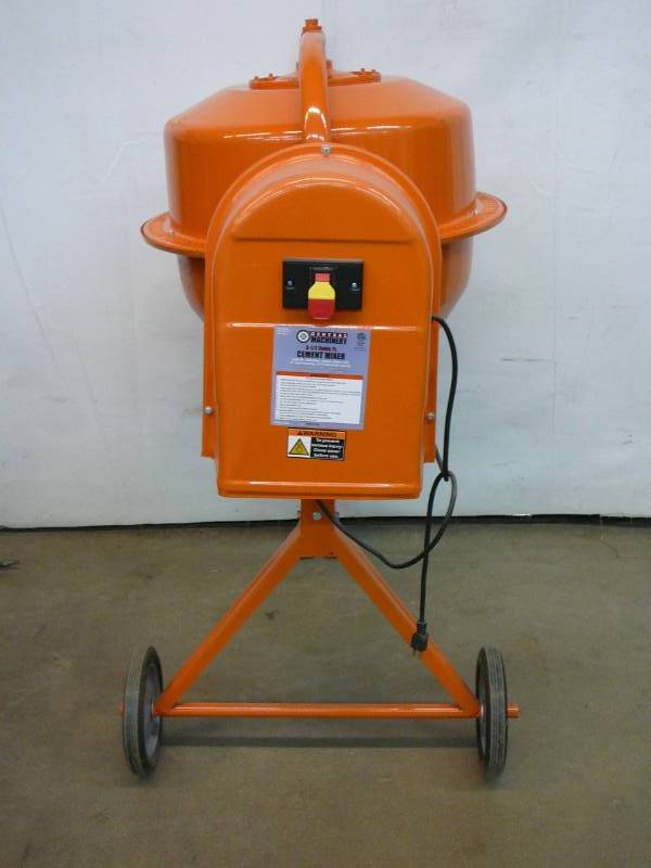 Central Machinery Cement Mixer 3 1/2 Cubic Feet End of Summer