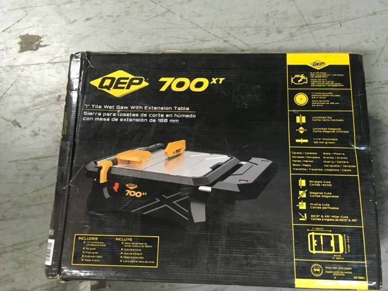 lot 97 image: QEP 7 in. 700XT Wet Tile Saw with Table Extension