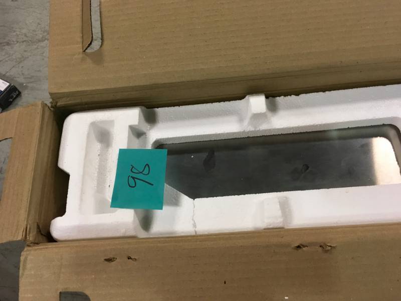 lot 98 image: NuTone Osmos Deluxe 36 in. Convertible Under Cabinet Range Hood with Light in Stainless Steel