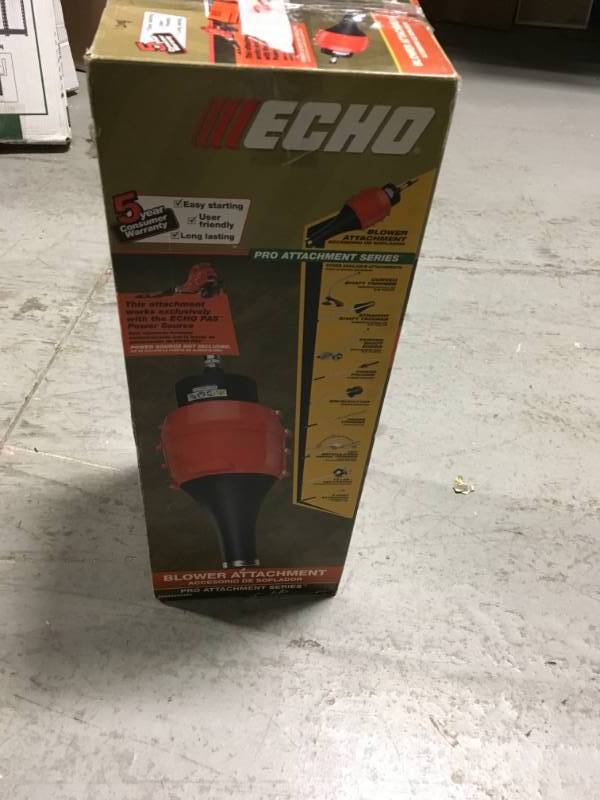 lot 6 image: ECHO PAS 129 MPH 347 CFM Leaf Blower Attachment in good condition