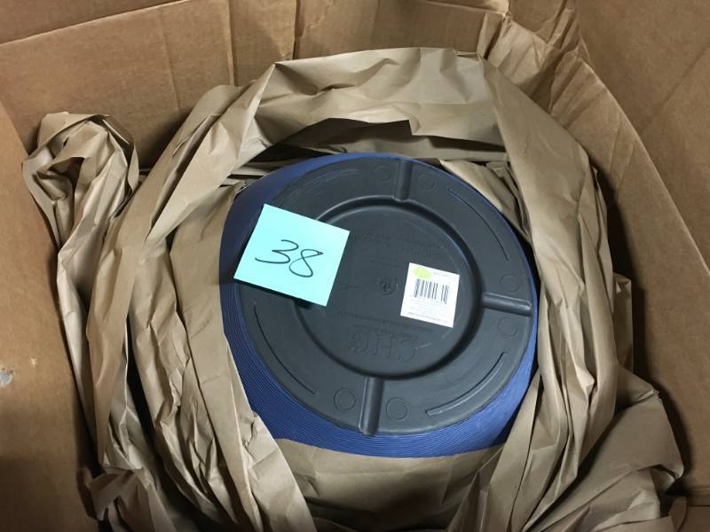 lot 38 image: Decatur 20 in. Sapphire Blue Resin Planter in good condition