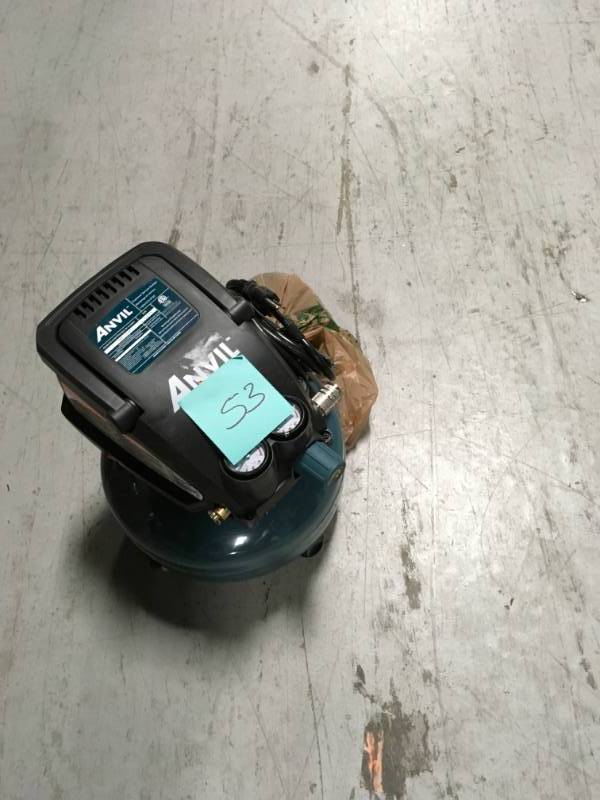 lot 53 image: ANVIL 2G Pancake Air Compressor in good condition