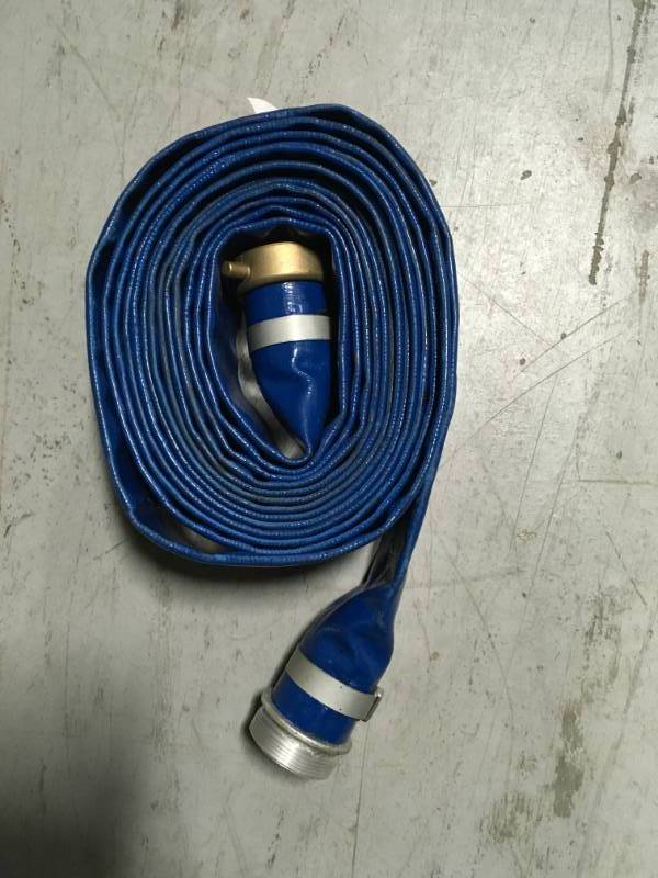 lot 61 image: Everbilt 2 in. X 25 ft. Heavy Duty Discharge Hose in good condition