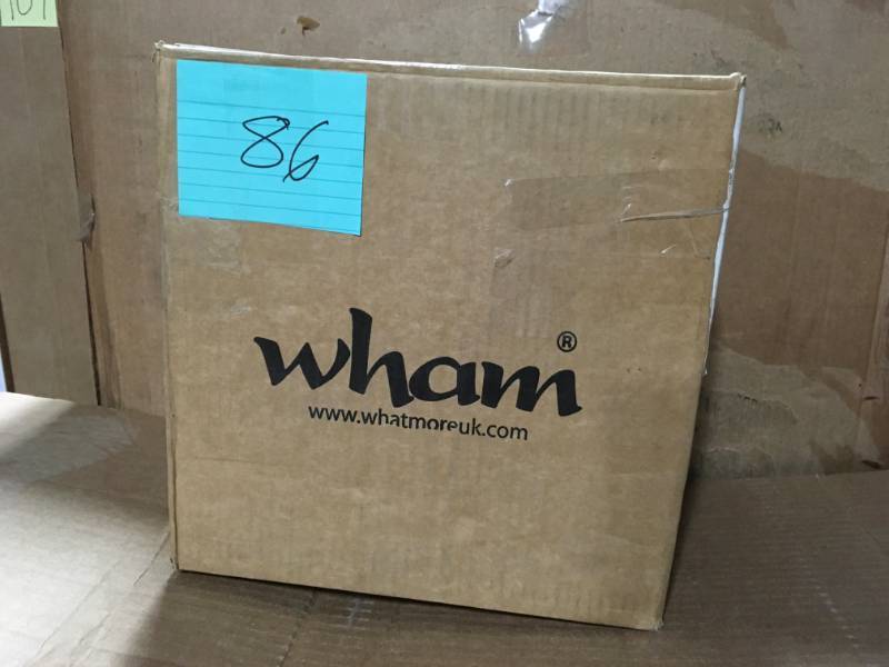 lot 86 image: WHAM Craft Organizer Box 7.5x5.25x1.5 in Plastic Organizer Box with 7 divisions new