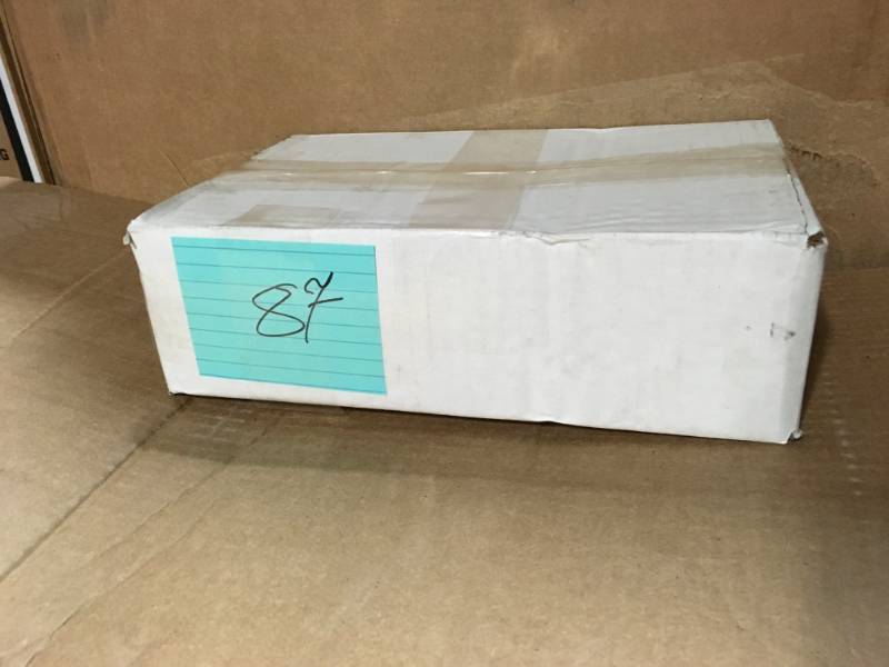 lot 87 image: Florida Tile Home Collection Michelangelo White 3 in. x 12 in. Porcelain Floor Bullnose Tile (5 sq. ft.  case)
