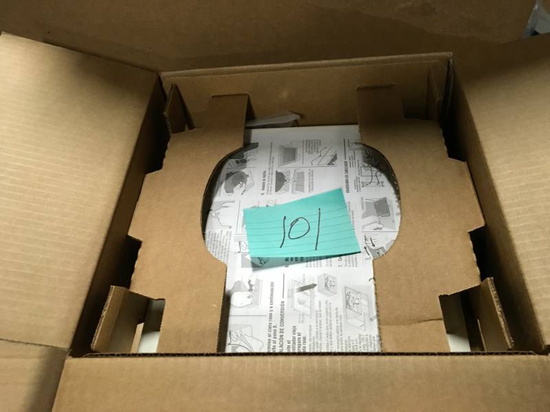 lot 101 image: NuTone InVent Series 80 CFM WallCeiling Installation Bathroom Exhaust Fan in good condition